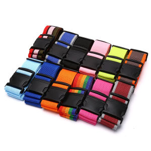 Luggage Safe Strap Adjustable Travel Accessories One Word Suitcase Buckle Strap Baggage Packing Belt Travel Suitcase Accessories