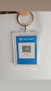 Gcash Qr code keychain style waterproof