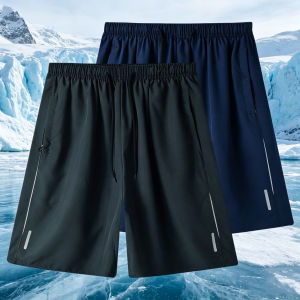 JIFANPAUL | Quick-Dry Loose Mens Shorts Ice Silk Fabric