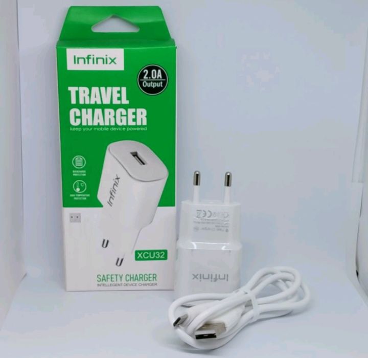 Charger Infinix Hote 9 Play - Hote 10 - Hote 7 Pro - Smart 5 - S4 - S5 Pro - Itel Vision 1 Pro [ CASAN INFINIX FAST CHARGING 2A MICRO USB ORIGINAL ] Lianjia Shop