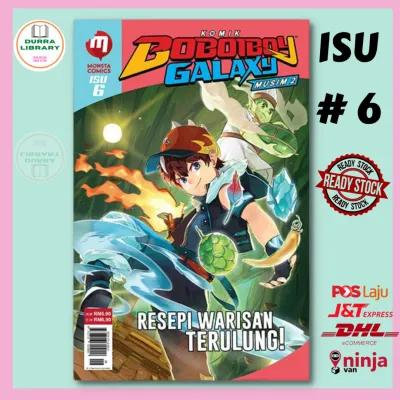 Komik BoBoiBoy Galaxy Musim 2 : Isu 6 “RESIPI WARISAN TERULUNG!”