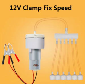 DC 12V Mini Air Pump Aquarium Aquarium Pump Water Oxygen Pumo Motor Adjustable PWM Volume Fishing Aquarium Fish Tank Breeding