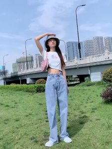 Celana Kulot Highwaist Wanita Pinggang Yang Dapat Di Sesuaikan