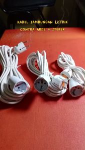 Kabel Sambungan Listrik Extension LUMENT Panjang Kabel 1/2/3/4/5/6/7/8/9/10 Meter
