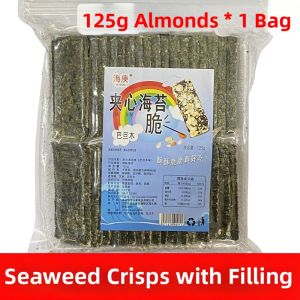 Heart Shaped Seaweed Snack Crispy 125g Sesame Seaweed Snack Ready to Eat Large Bag Packaging for Pregnant Women And Children