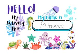 Busy Book Laminated - PERSONALIZED THEME/CUSTOMIZED/20PAGES