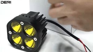 LED Square Mini Driving Light Fog Lights Auxiliary Lights Bumper Lights 3 Inch 40W for Motor