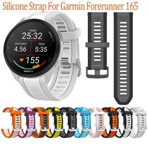 20mm Quick Release Silicone Strap for Garmin Forerunner 165 Music Band for Garmin Vivoactive 3 5 Venu SQ 2 Bracelet Watchbands