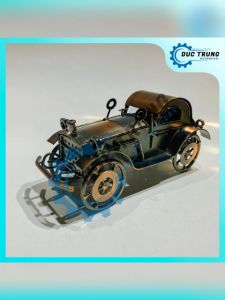 Mô Hình Ô Tô Bằng Kim Loại Để Bàn Kệ Tủ Phong Cách Retro Dùng Để Trang Trí