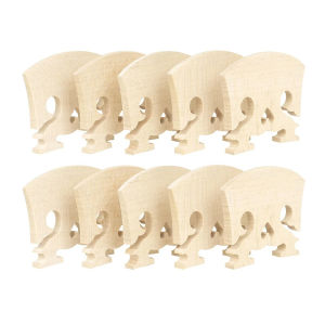 IRIN | IRIN 10pcs 4/4 Violin Bridges Fiddle Maple Wood Bridge Hand Polished Caddies Violin Parts Stringed Instrument Accessories