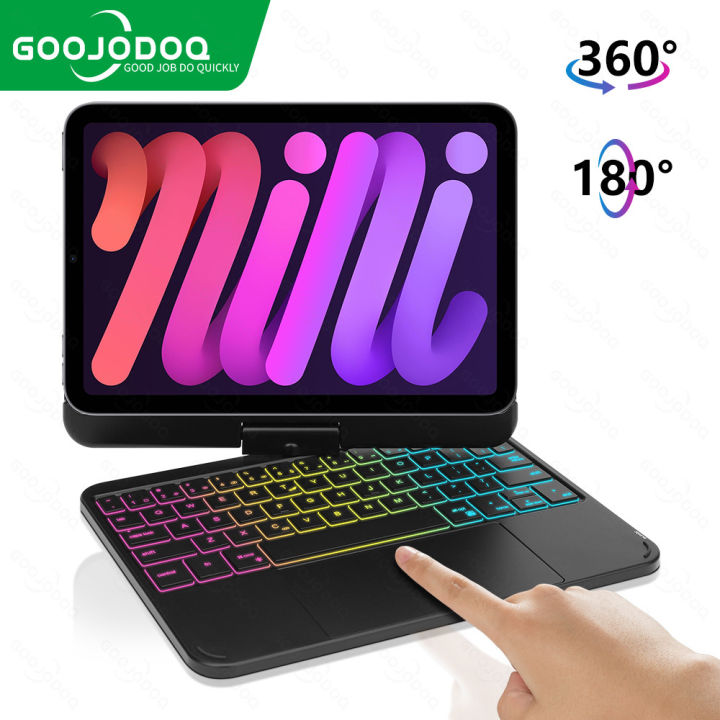 【NOT IPAD INCLUDED】GOOJODOQ Magic Keyboard For IPad Mini 6 Case ...