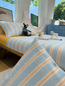 MANSHIAN | Cotton Waffle Weave Lightweight Summer Quilt