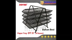 Document Tray Besi 4 Tingkat DT 31 Joyko / Rak Dokument Kertas File 4 Susun DT-31 Kantor