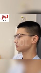 TWOL Eyeglasses Ear Grip Heart-Shaped Silicone Retainers Soft Ear Hooks Anti-Slip Holder Eyeglasses Stopper