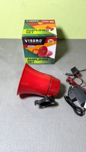 Speaker TOA Megaphone VISERO VAM-11 Amplifier Set Suara Jernih BIsa Bluetooth / USB / Rekam Suara 4Menit / Sambungan Aki / Colokan Listrik / Pengeras Suara Untuk Jualan