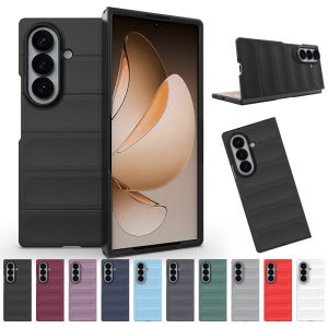 szhaiyu | Luxury Silicone Anti-drop Phone Case for Samsung Galaxy Z Fold 8 7 6 5 4 3 Fold8 Ultra Shockproof Armor Heavy Duty Protect Cover