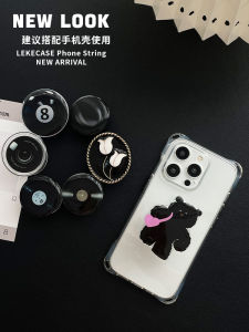 Korean Style Cute Mobile Phone Stand Universal Desktop Sticky Airbag Adjustable Selfie Stick for Watching Series And Taking Photos