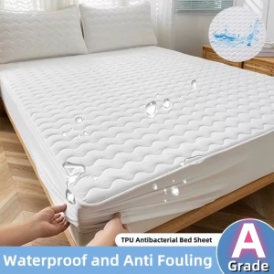 Turtle wave pattern bedspread stain-resistant Class A washable cotton Waterproof TPU membrane