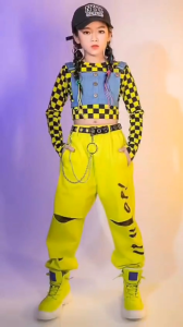 MEISKA Baju Dance Anak Perempuan Korean Style Bahan Streachy 3-14 Tahun LITTLE ROOM KIDS