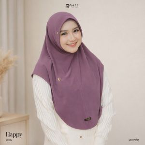 Daffi Hijab Happy Terbaru 2024 Jilbab Ory Instan Jersey Parfume Premium
