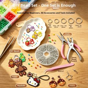 YUGUANG | DIY Đồ Chơi Hạt Đục Lỗ Với Dụng Cụ Nhẫn