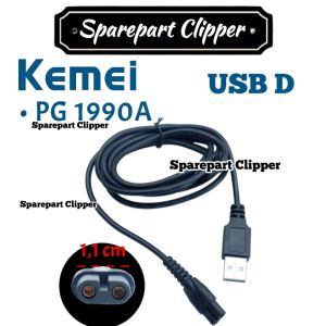 Kabel Charger Kemei 1990 1991 2092 Casan Mesin Cukur Kemei