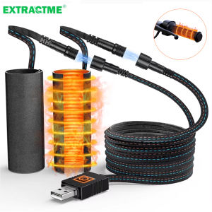 แฮนด์จับมอเตอร์ไซค์แบบมีระบบทำความร้อน Extractme แบบ USB ปรับได้ แฮนด์จับแบบมีฉนวนกันความร้อน สำหรับสกู๊ตเตอร์ไฟฟ้า จักรยาน อุปกรณ์เสริมสำหรับฤดูหนาว