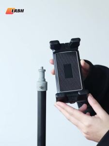 Giá Đỡ Máy Tính Bảng Đa Năng Phụ Kiện Kẹp Cố Định Cho iPad & Điện Thoại Di Động Chụp Ngang Và Dọc Di Động Màu Đen