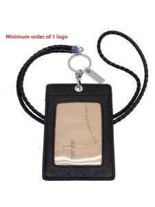 Hộp Đựng Thẻ Bằng Da Thật Có Dây Đeo Bằng Da Dệt Thẻ Trang Trí Cổng Thẻ Truy Cập Thẻ Công Việc Thẻ Công Ty BOSHIHO AM0125