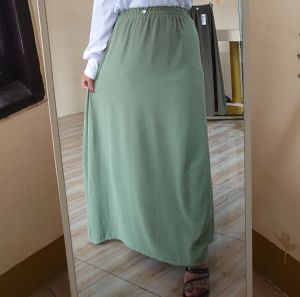 COD Real Pict!💯 ROK ANGGUN POLOS ~ CRINKLE AIRFLOW PREMIUM / All Size L-XL fit BB 45-60kg Warna Pilihan bawahan kasual muslimah/outfit trendy/payung semampai