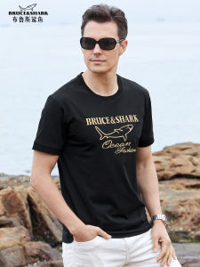 Summer New Mens Loose Short Sleeve T-Shirt Embroidered Fashion Brand Large Size Trendy Top Breathable Comfortable Cotton Blend