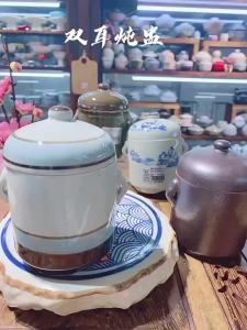 Hand-painted Heat-resistant Ceramic Stew Pot