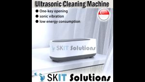 【SKIT SG】Ultrasonic Cleaning Machine (Battery / USB Rechargeable Version) Multifunction Wireless Easy Wash Portable Jewelry Glasses Silver Accessories Delicate Cleaner One-Key Opening Sonic Vibration Purification High Speed Power