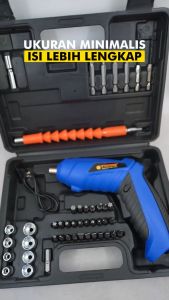 TORA Cordless Driver 3.6V Set 48 Pcs