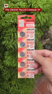 Pin CR1616 / CR 1616 Maxell Lithium 3V Vỉ 5 viên - Made In Japan