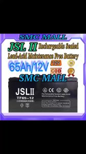 65AH 12V JSL II Regulated Sealed Lead Acid Battery for Medical Devices /UPS/Solar/Toycar Valve Rechargeable VRLA Battery