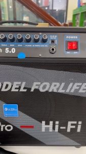 Loa xách tay Bluetooth 5.0 chính hãng AZPROAZ-616 Bass 16 thùng gỗ bọc daloa 3 đường tiếngmạch 7 núm chỉnhtặng 2 mic không dây UHF