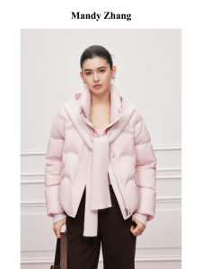 Warm Fashion Short Down Jacket 90% White Duck Down