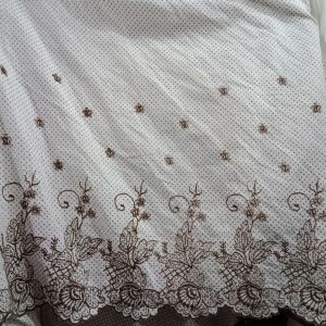 MURAH!!!!KAIN KATUN BORDIR MOTIF/KATUN KOREA PREMIUM/KAIN LEMBUT DAN TEBAL