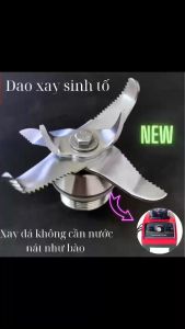 Bộ dao xay sinh tố công nghiệp Blender BA-838 6 cánh sắc bén đa chức năng hàng chính hãng giao hàng miễn phí