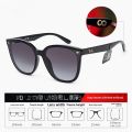 Rayban Celebrity Style Large Black Frame Casual Sunglasses Unisex Comfortable Elegant Fashionable Square Resin Lens. 