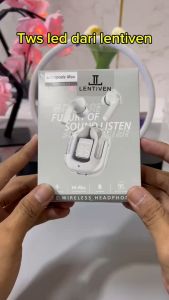 LENTIVEN Headset Bluetooth Earphone Wireless Earbuds Mini Bluetooth 5.0 LED display