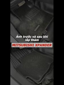 Thảm Lót Sàn Xe MITSUBISHI XPANDER (2019-2024) Nhựa TPE Đúc 3D Không Mùi Không Nấm Mốc Bền Đẹp Chắc Chắn - CARSEN VIET NAM