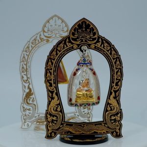 ซุ้มแขวนพระยันต์มงกุฏ พญานาคคู่ ไซส์M