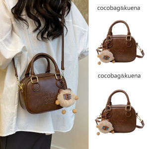Fall Winter Brown Bowling Bag Womens Commuter Handbag 2025 New Style Soft Neutral Modern Shoulder Crossbody Mobile Phone Bag