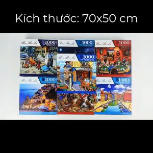 Tranh Ghép Hình 1000 Mảnh Ngôi Trường Pháp Thuật Hogwarts Harry Potter