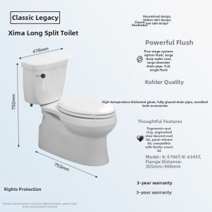 Kohler | Domestic Siphonic Compact Water-saving Eco-friendly Toilet