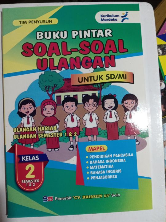 Buku pintar soal kumer kelas 2 soal soal ulangan BR SD MI | Lazada