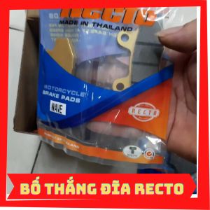 Bố thắng đĩa trước chính hãng RECTO dành cho các loại xe máy thắng đĩa