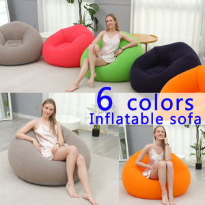 Bean Bag Chairs Inflatable Camping Chairs Inflatable Lazy Sofa Blow up Chairs Folding Portable Inflatable Chair for Living Room